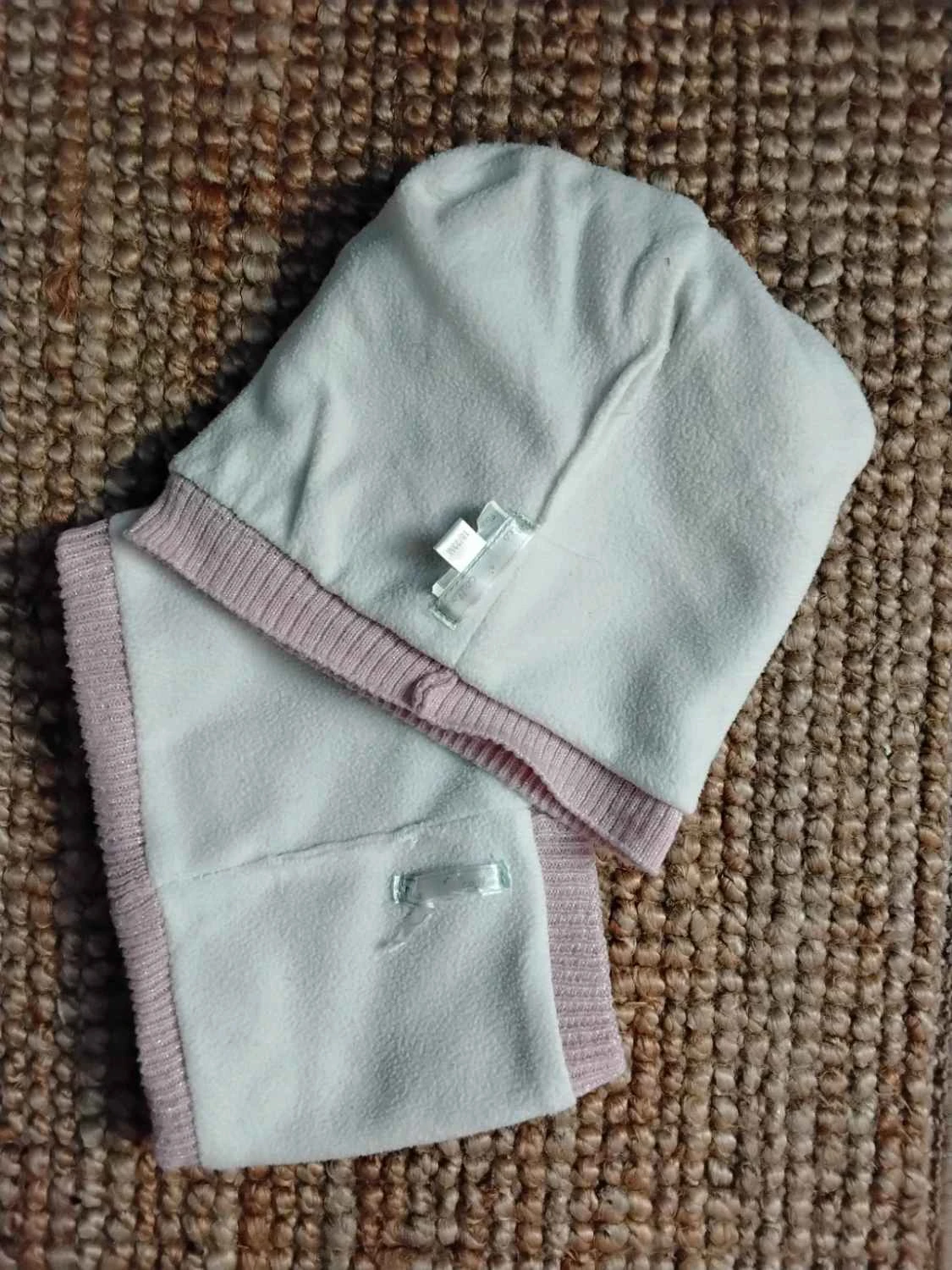 🌈Ensemble bonnet et snood doublé polaire Fille 18mois - 2ans – photo 3